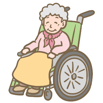 車いす女性イラスト